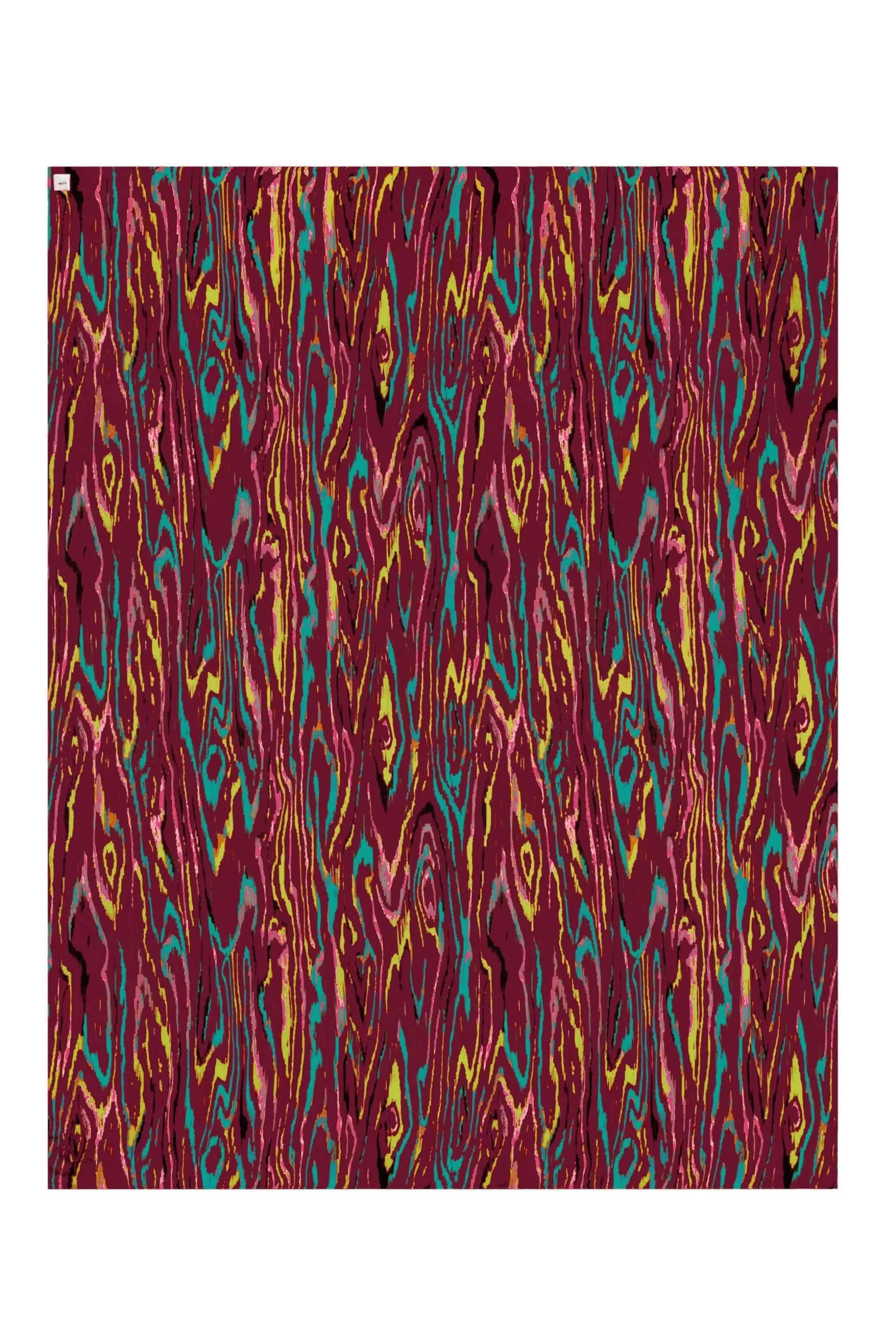 POM Amsterdam SJAAL Woody Burgundy Red | Sjaals